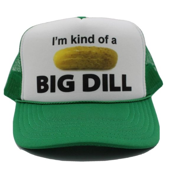 Unknown Other - Big Dill Trucker Hat I'M Kind Of A Big Dill Mesh Hat Adjustable Cap